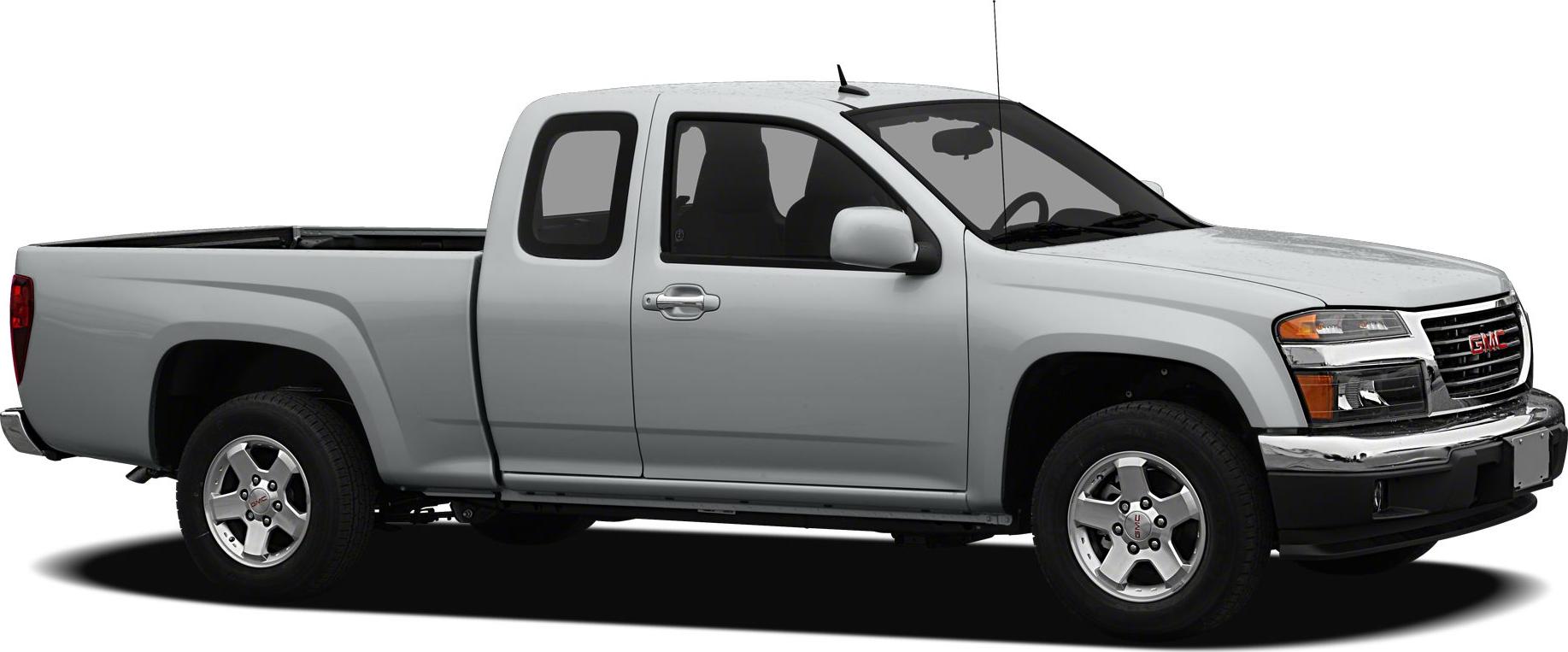 Extended cab pickup truck side profile with silver paint and alloy wheels