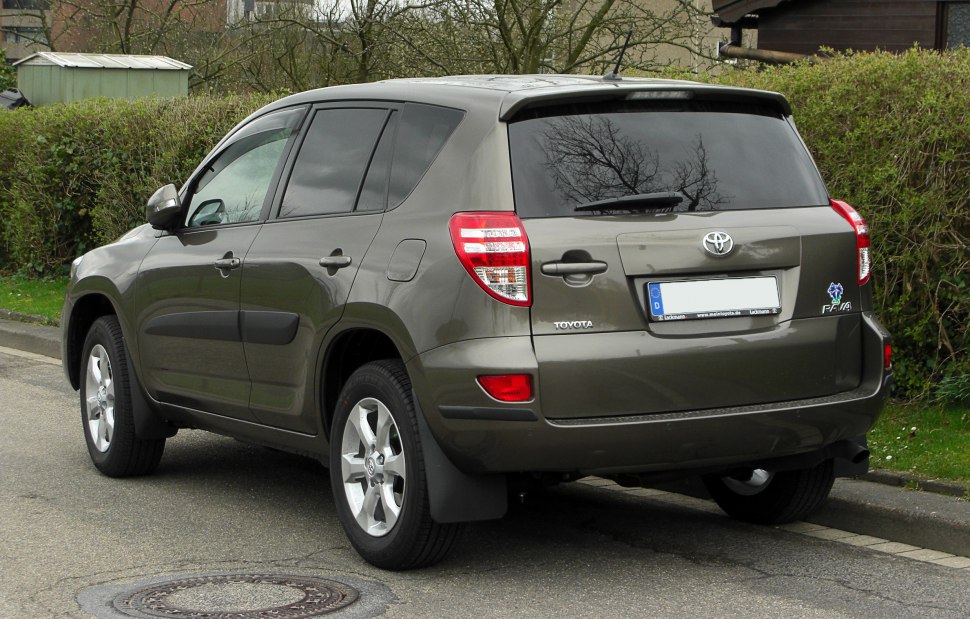 Compact SUV rear side view with taillights and alloy wheels