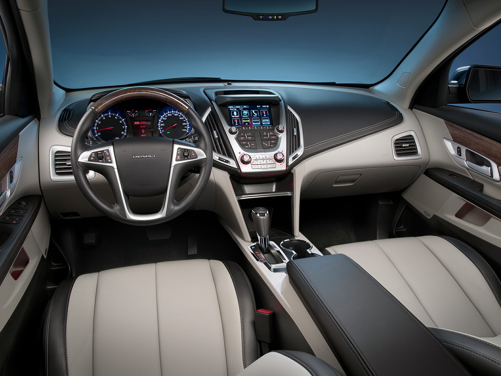 Dashboard layout and Denali steering wheel