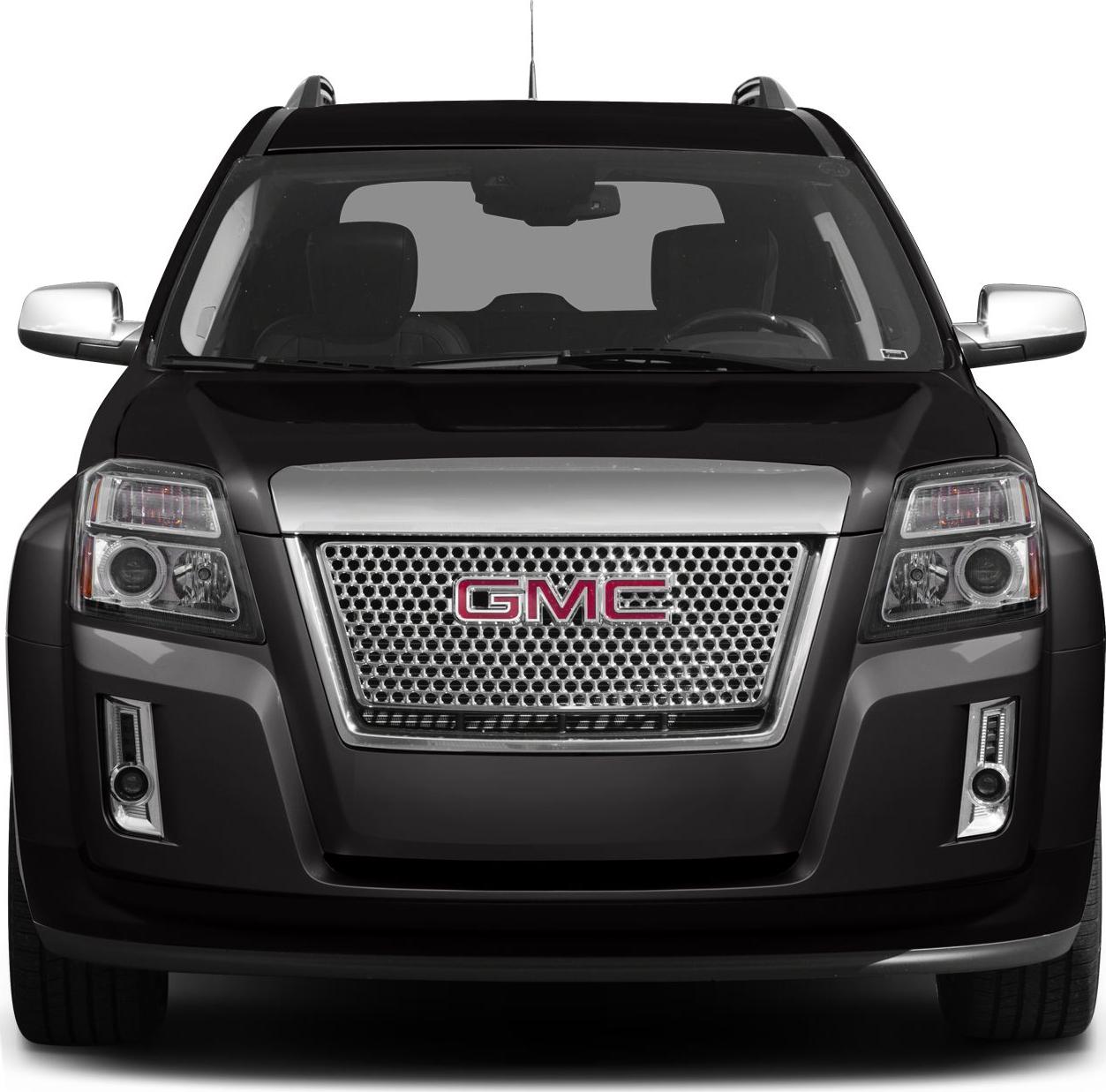 SUV front view with distinctive grille and headlights