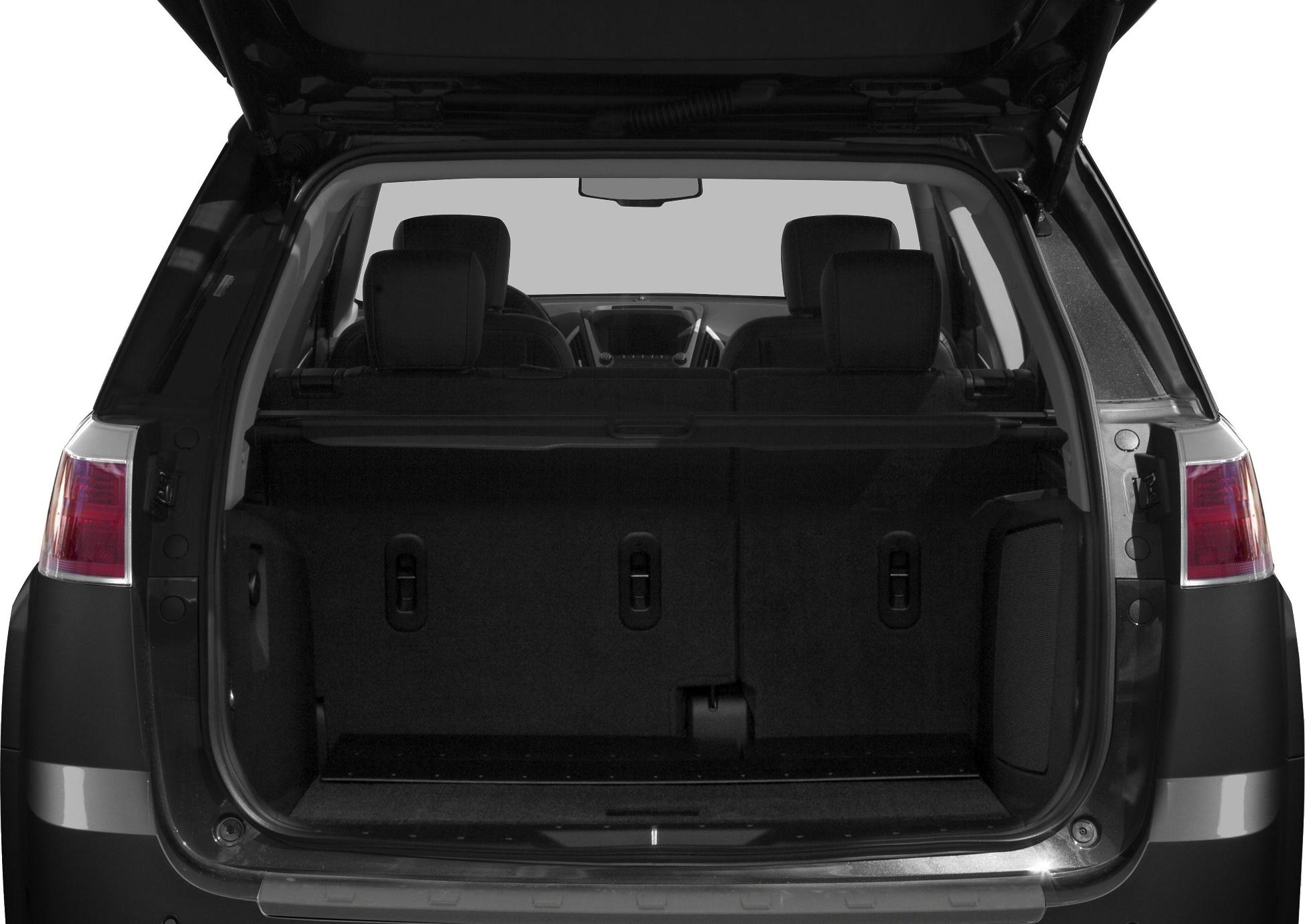 Spacious rear cargo area and interior seats view