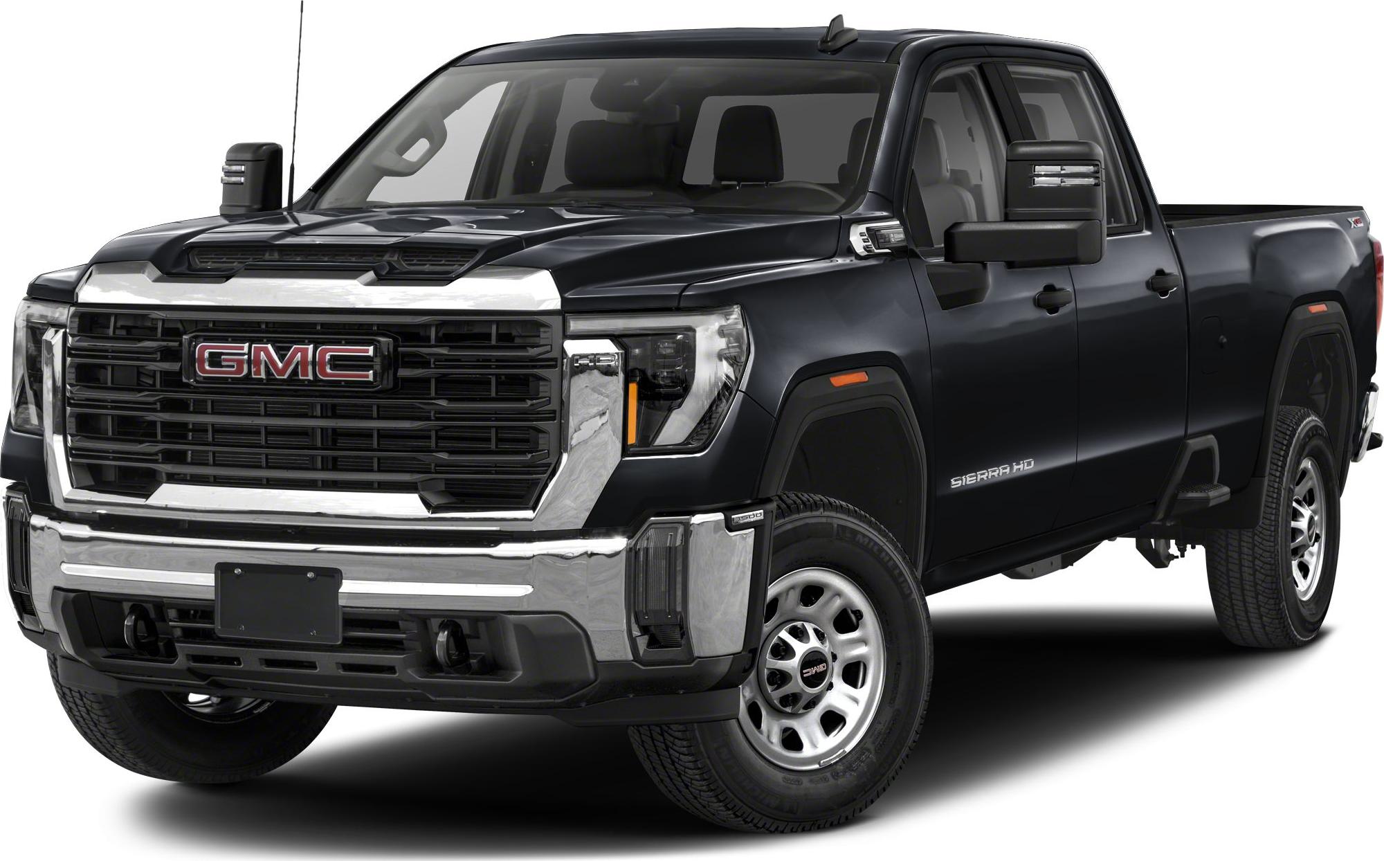 Heavy-duty pickup truck, crew cab, long bed