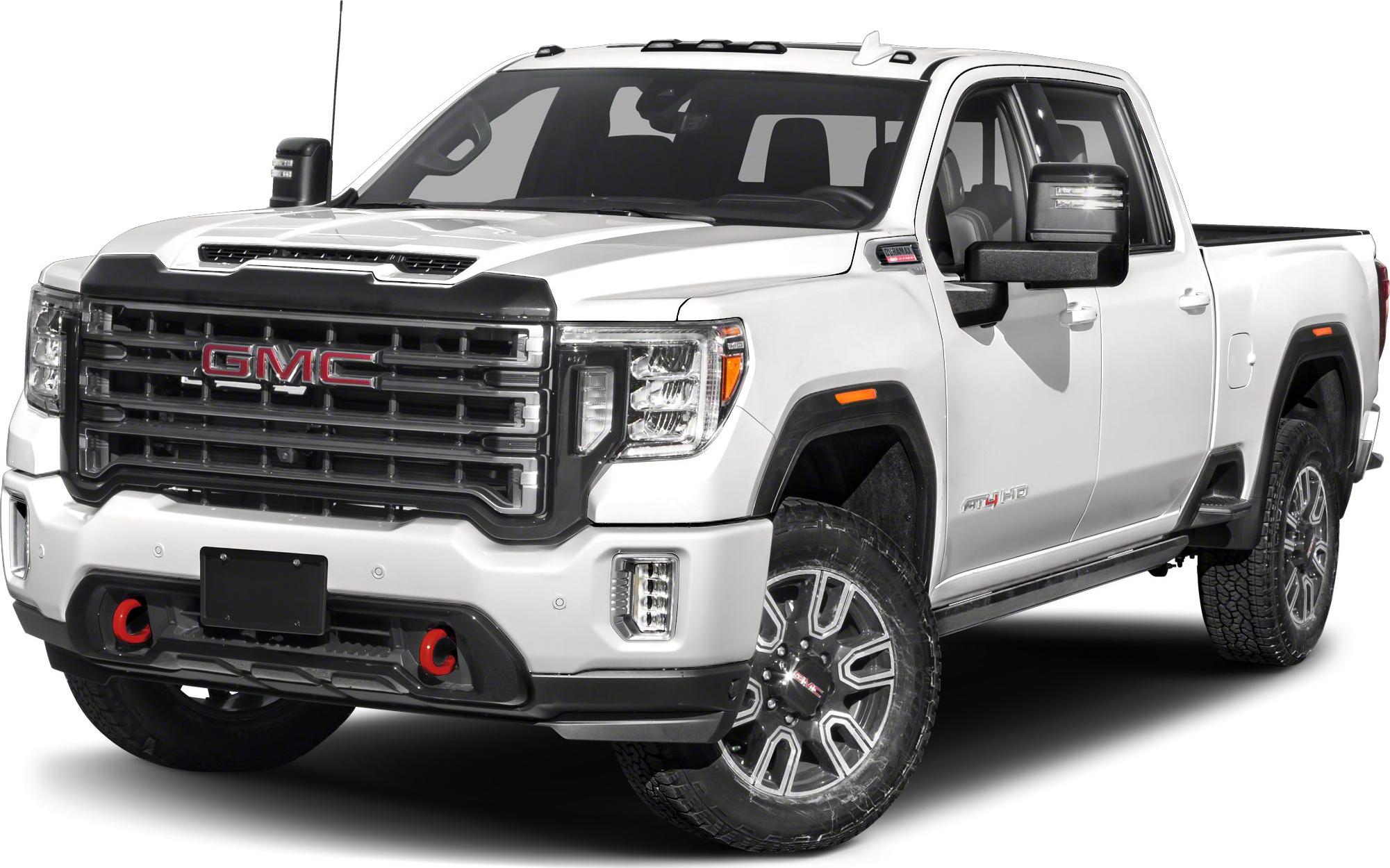 Heavy-duty pickup with bold grille and off-road features