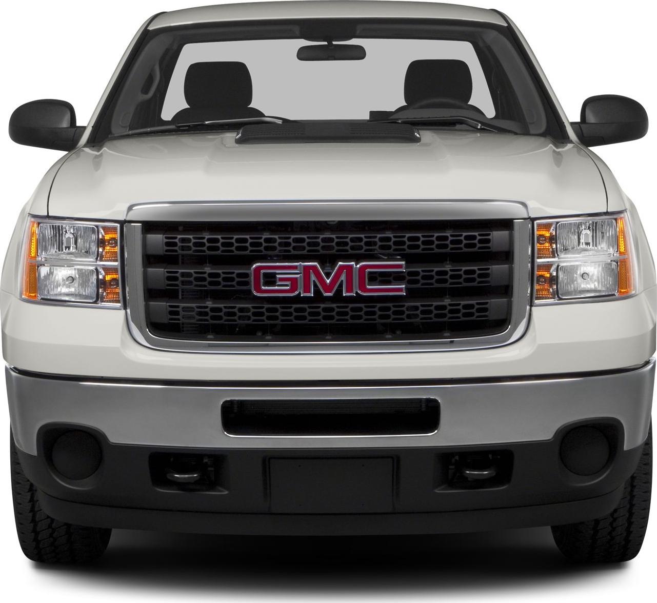 Bold front grille and dual headlights with amber indicators.