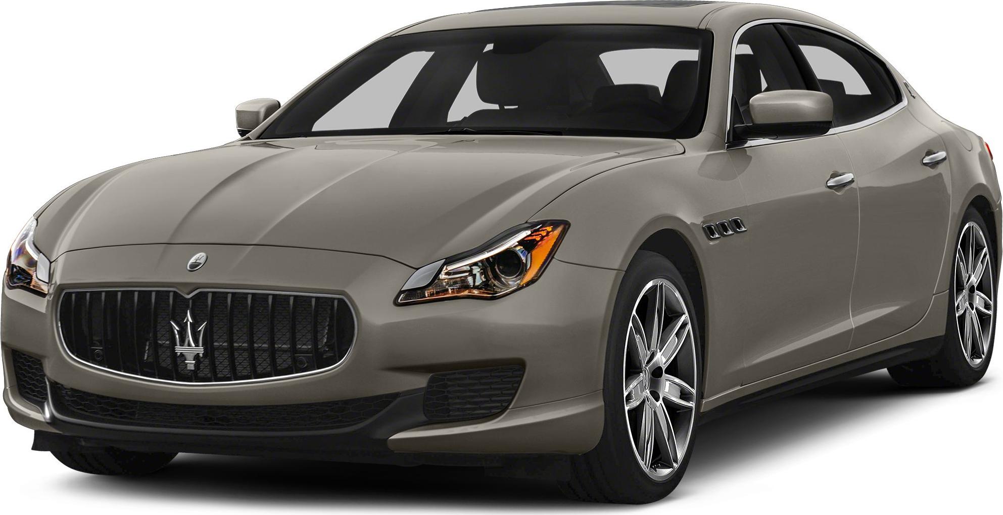 Front view of luxury sedan with prominent grille and sleek headlights