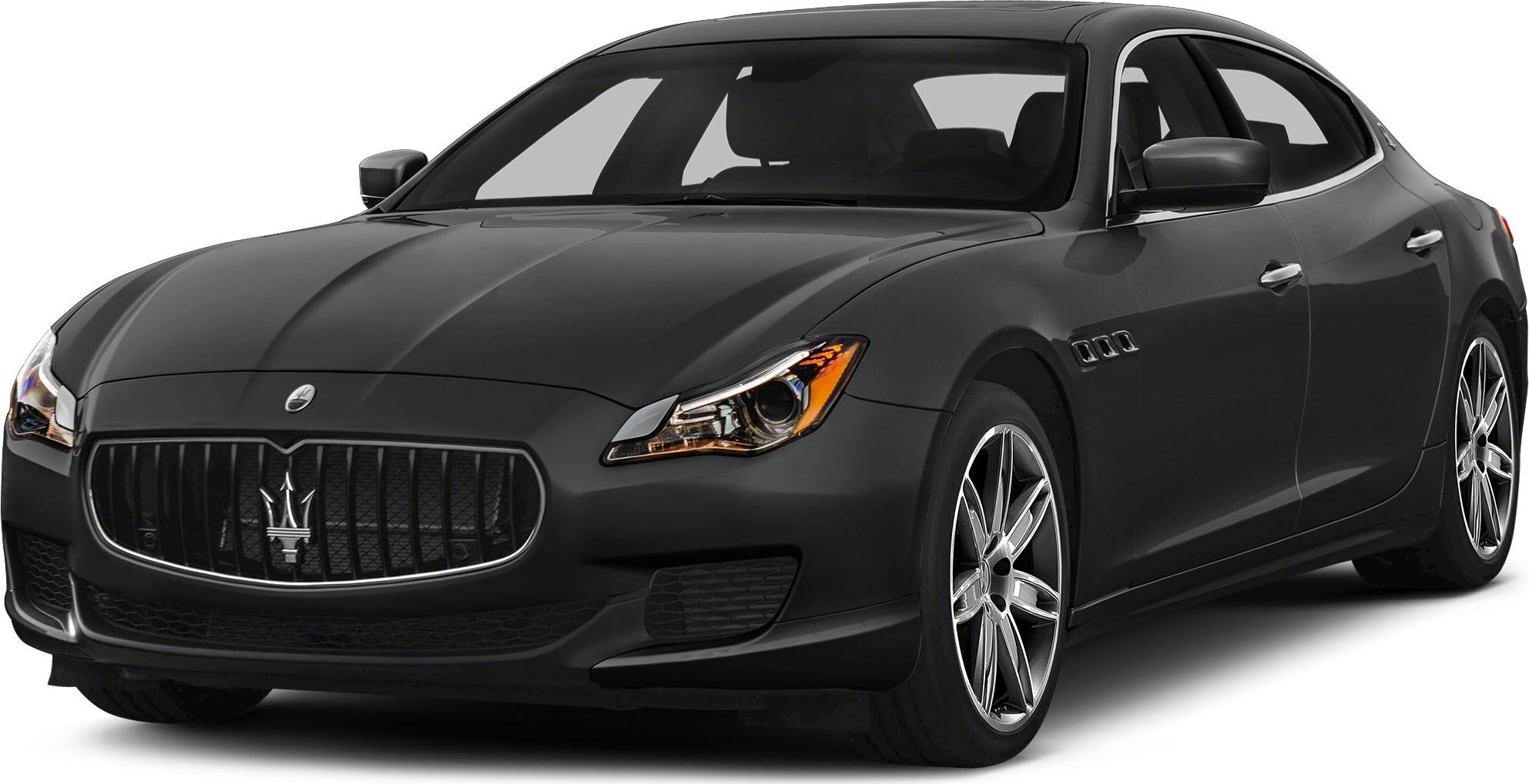 Luxury sedan with distinctive front grille and sharp headlights.