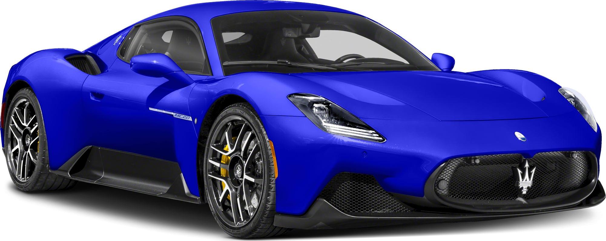 Front side view highlighting headlights, grille, and aerodynamic body