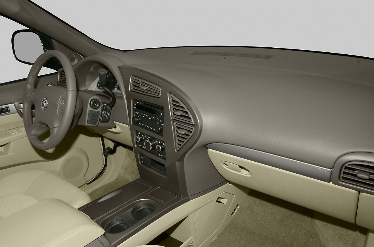 Classic dashboard and beige interior with integrated controls and center console