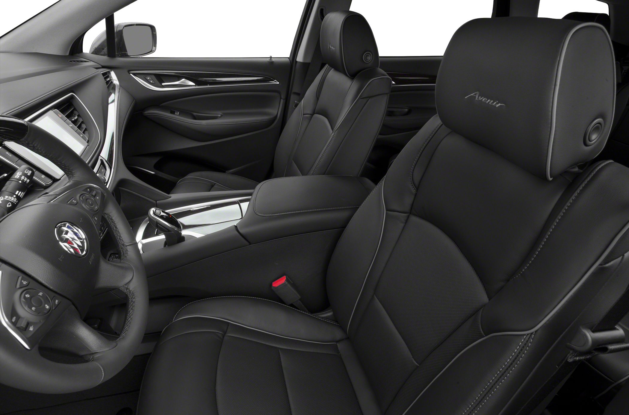 Luxury leather Avenir seats and modern dashboard