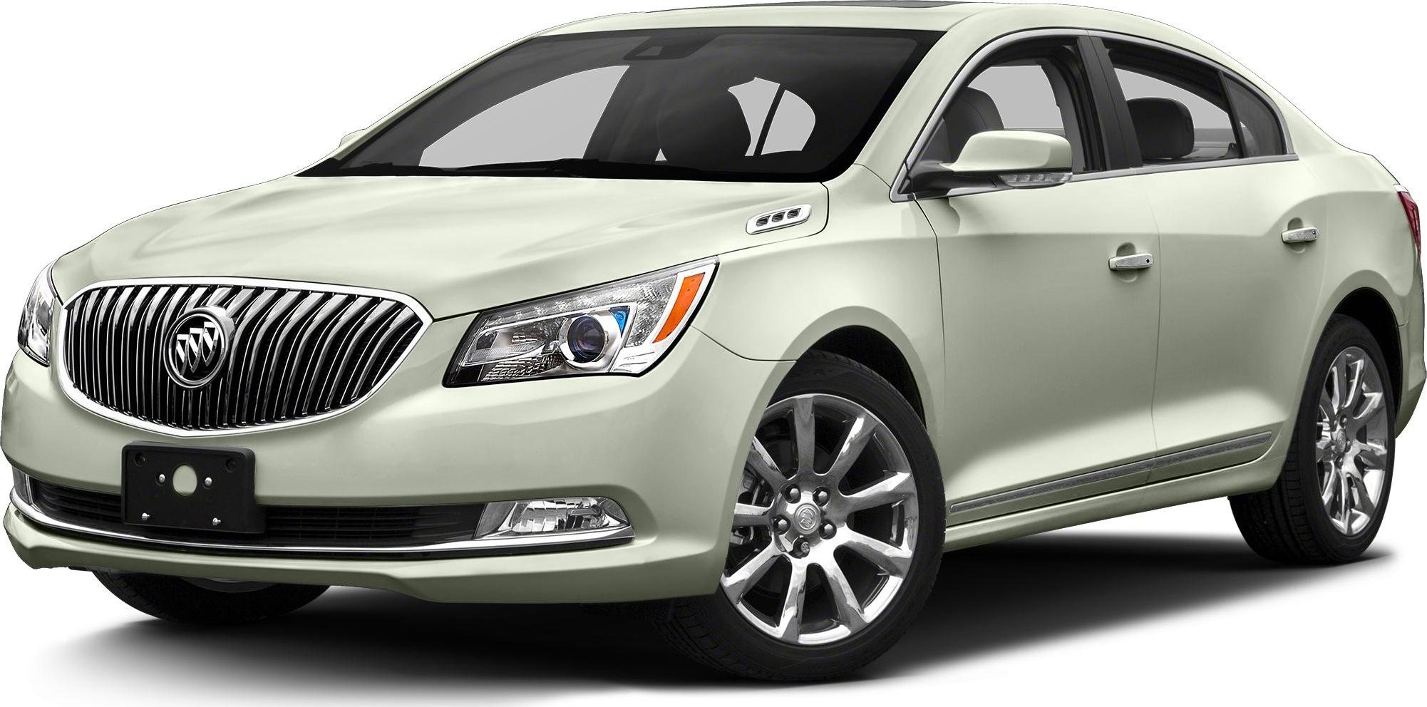 Front-side view of sedan with distinct grille and alloy wheels