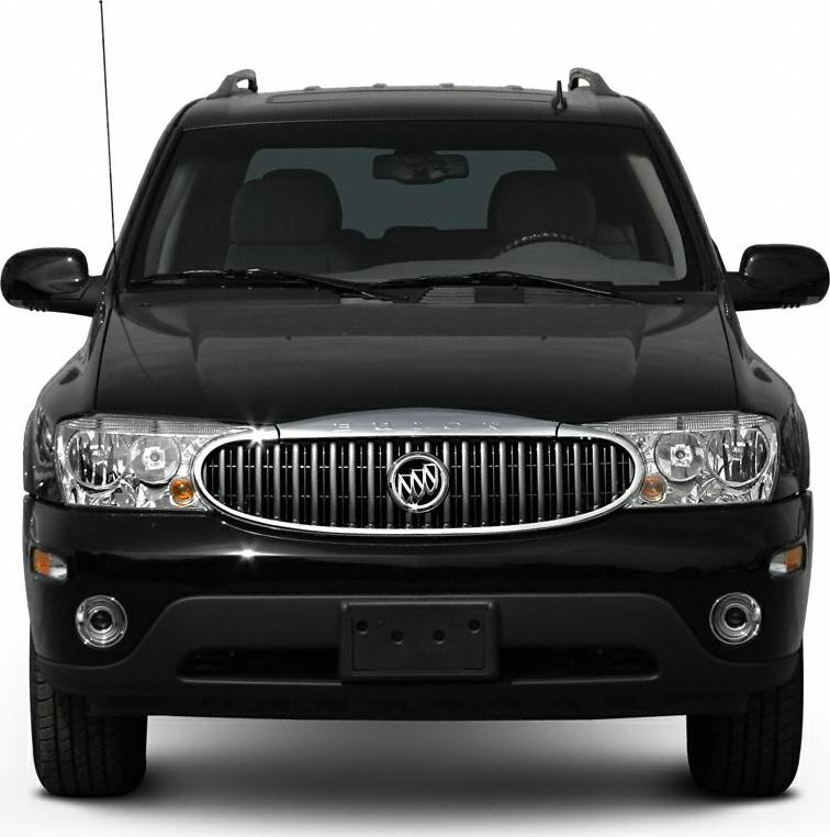 Front view with distinctive grille and headlights