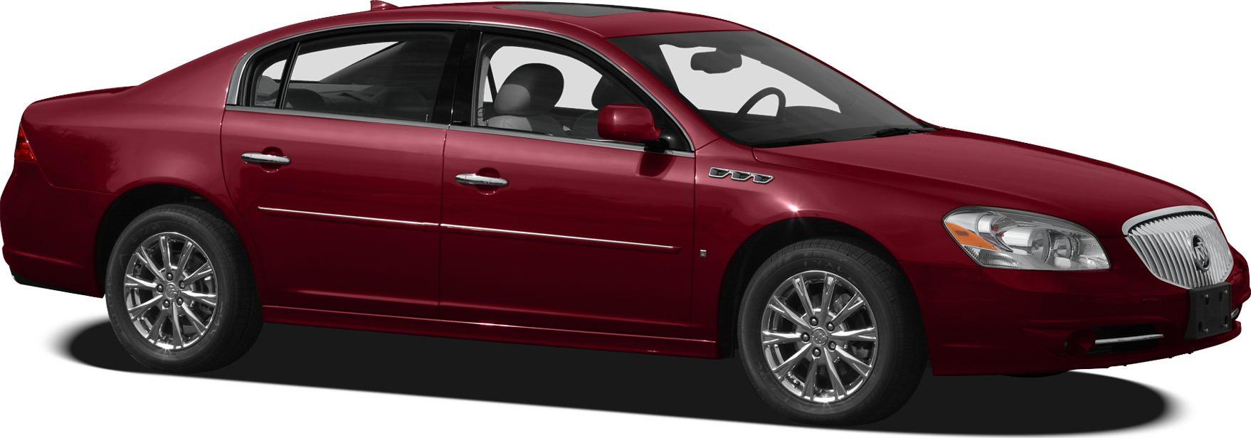 Side profile of a sedan with chrome wheels and smooth body lines