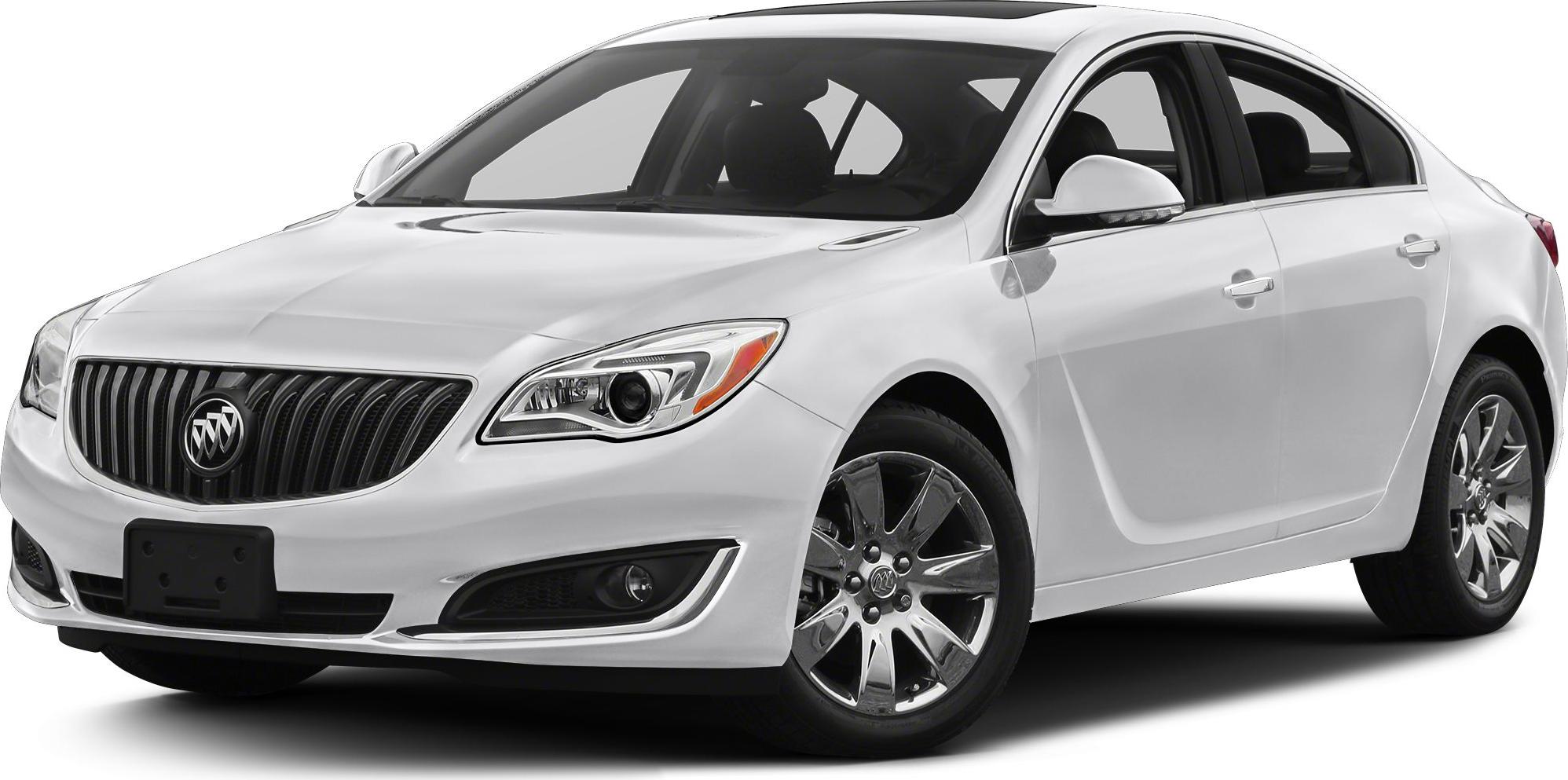 Front and side view of white sedan with distinctive grille and alloy wheels