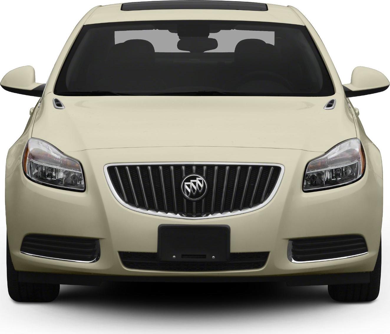Front view with distinctive grille and headlights