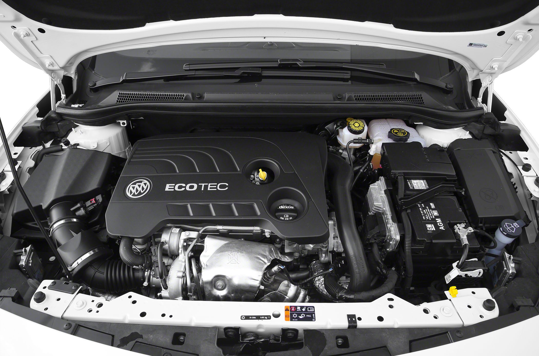 Ecotec engine with detailed engine bay layout