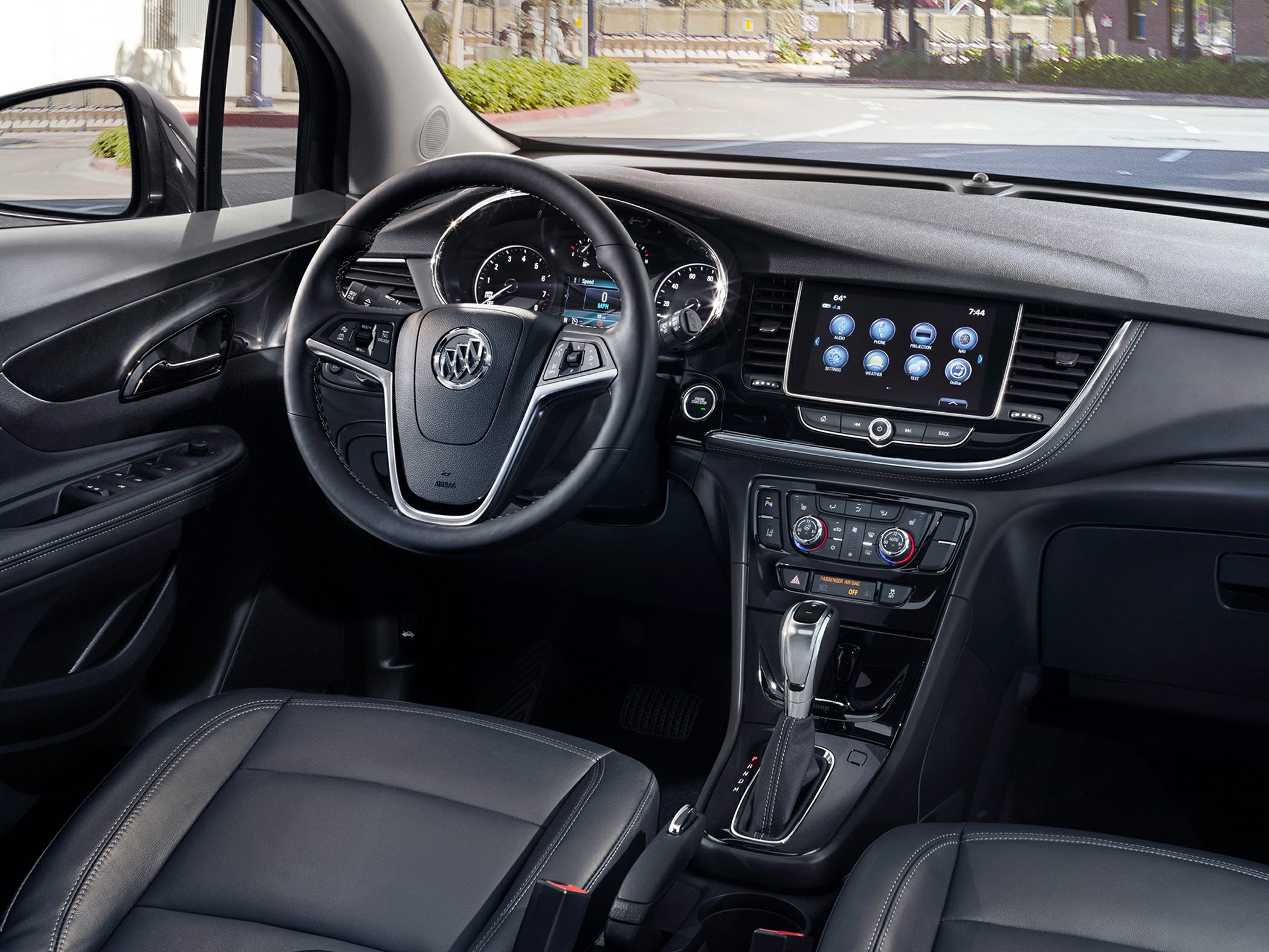 Digital dashboard, touchscreen infotainment, leather seats