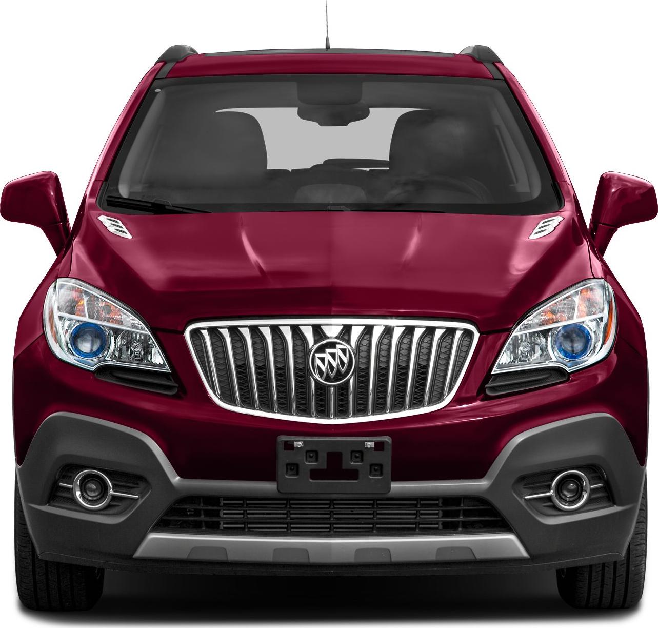 Front view with signature grille, headlights, and fog lights