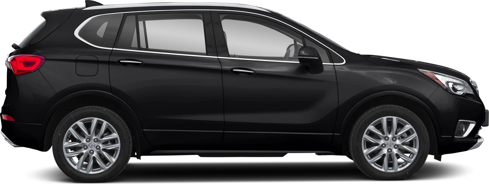Side profile of mid-size SUV with alloy wheels