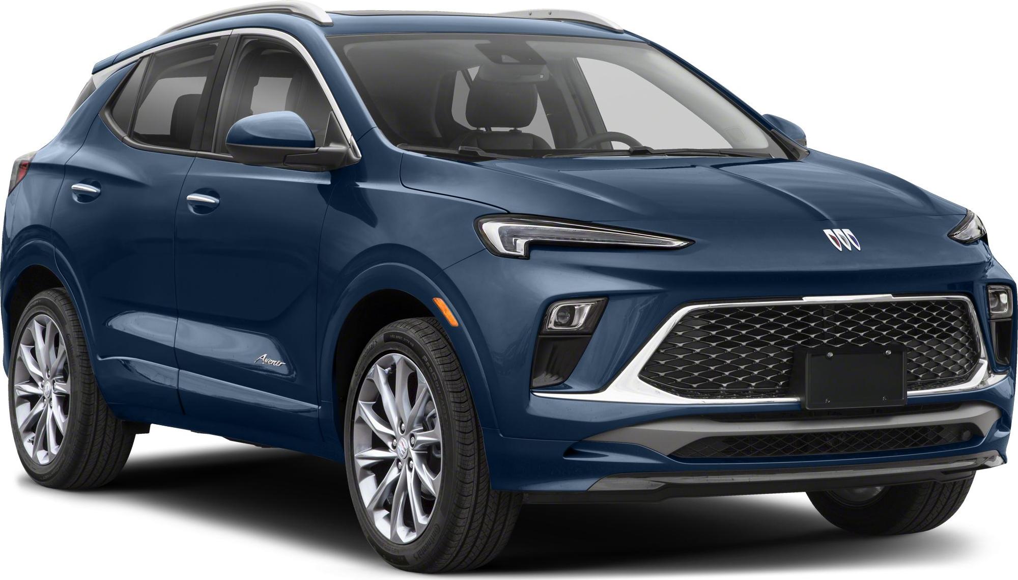 Sleek front grille and sharp LED headlights on compact SUV