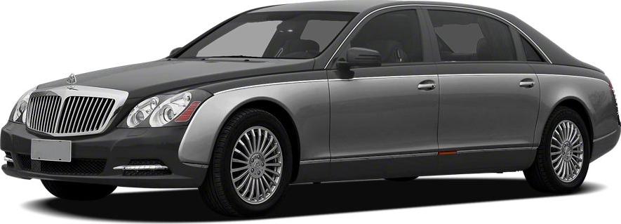 Luxury sedan with chrome grille and spoked alloy wheels