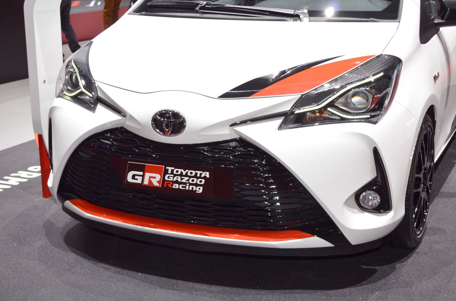 Aggressive front grille and sharp LED headlights design