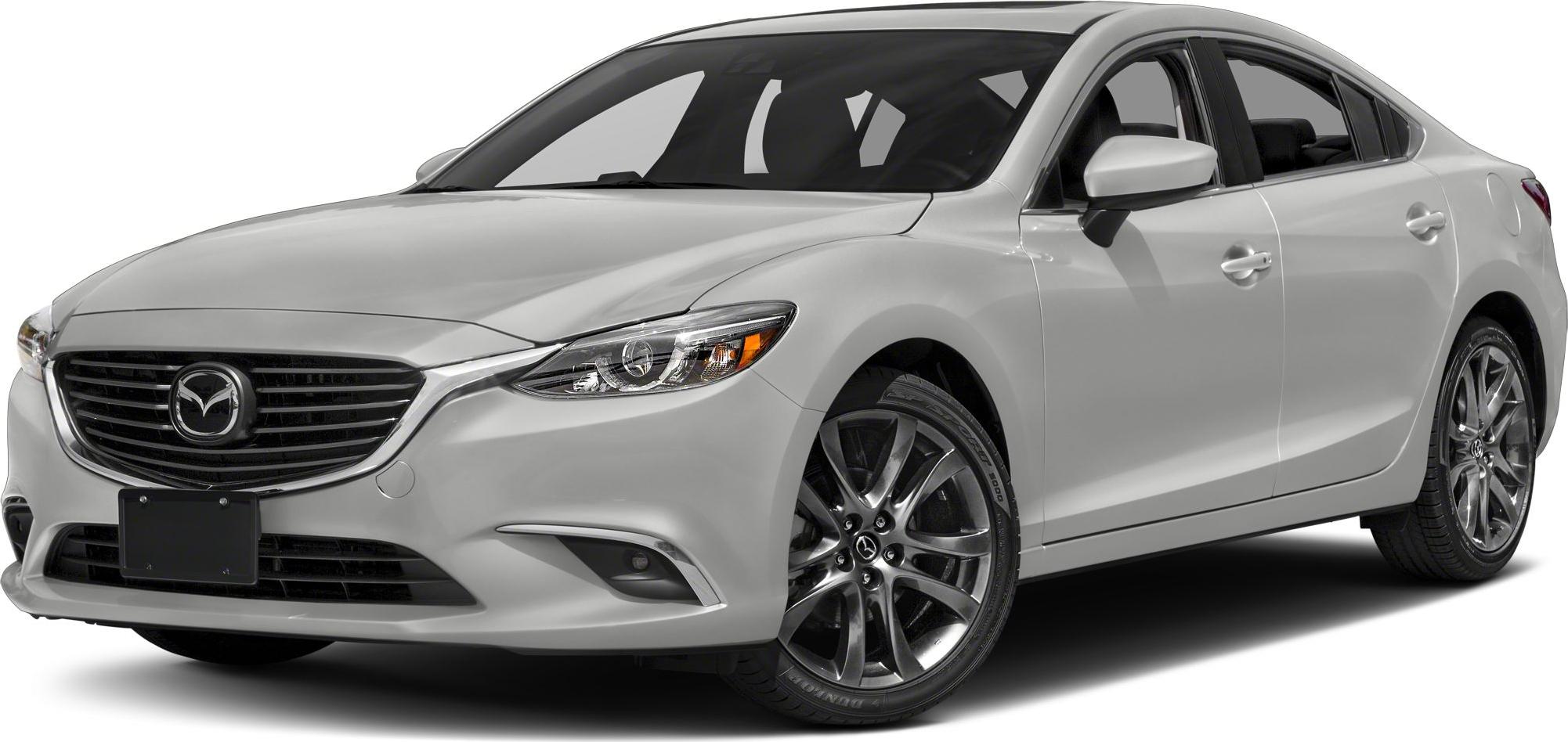 Front and side view of a sedan featuring prominent grille and alloy wheels