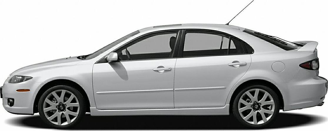 2005 Mazda 6 I Hatchback (Typ GG/GY/GG1 facelift 2005) Side View Left