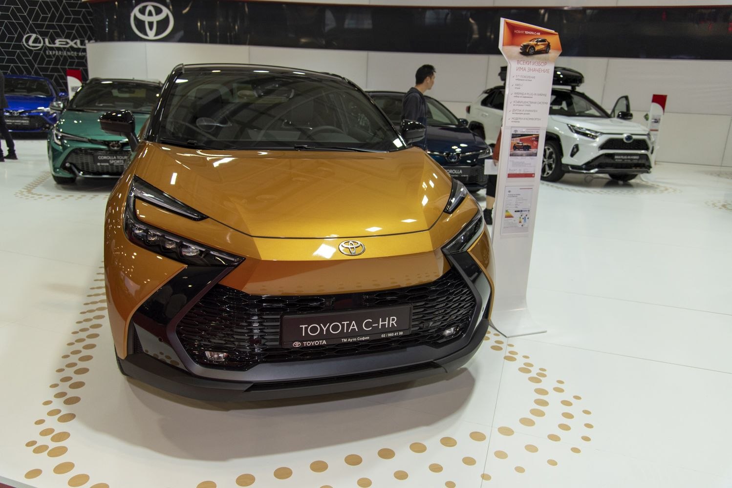 Bold front grille and sleek LED headlights
