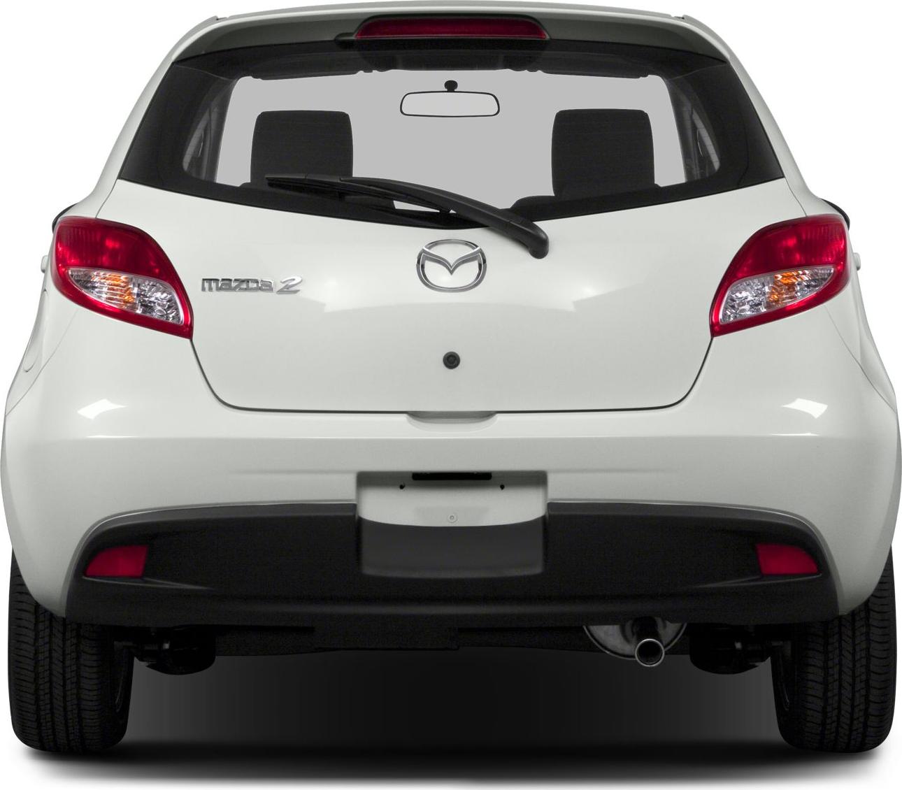 2010 Mazda 2 II (DE, facelift 2010) Rear View