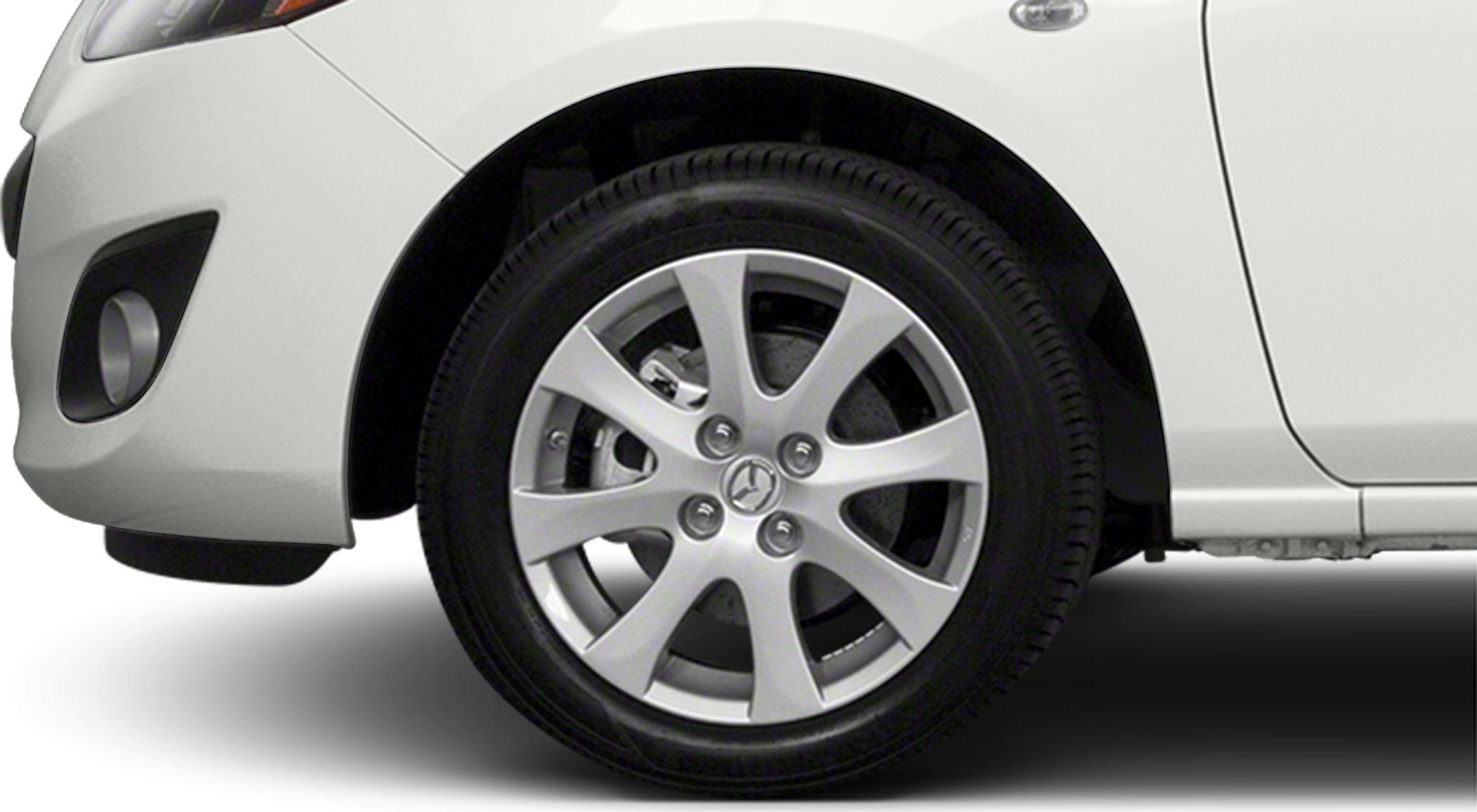 Alloy wheel and front bumper fog light close-up