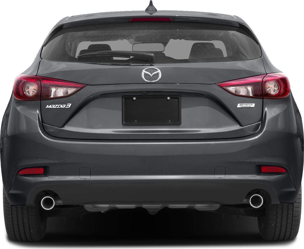 2017 Mazda 3 III Hatchback (BM, facelift 2017) Rear View