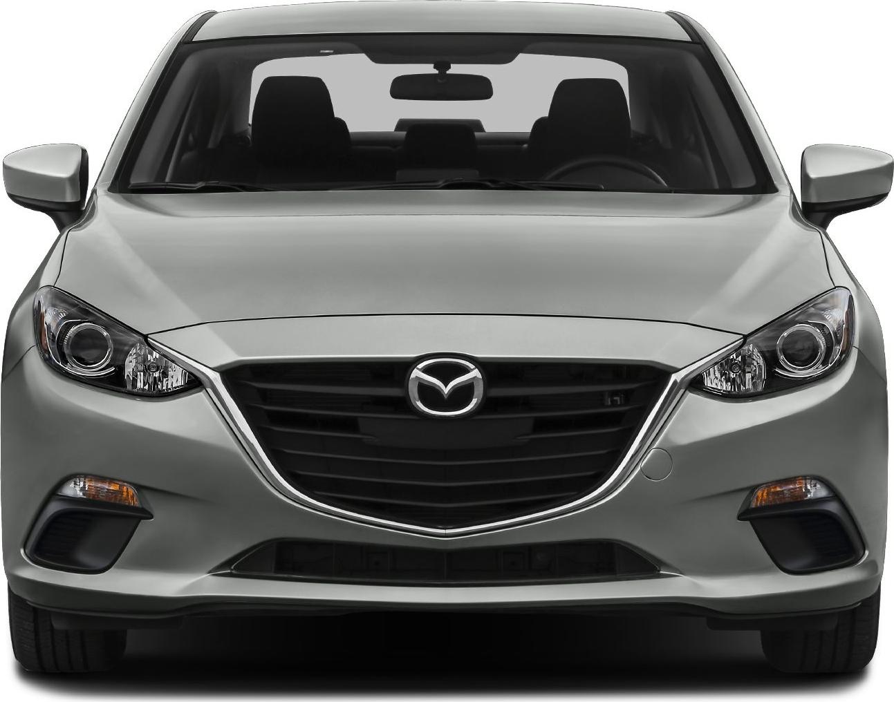 Front view showing grille, headlights, and side mirrors