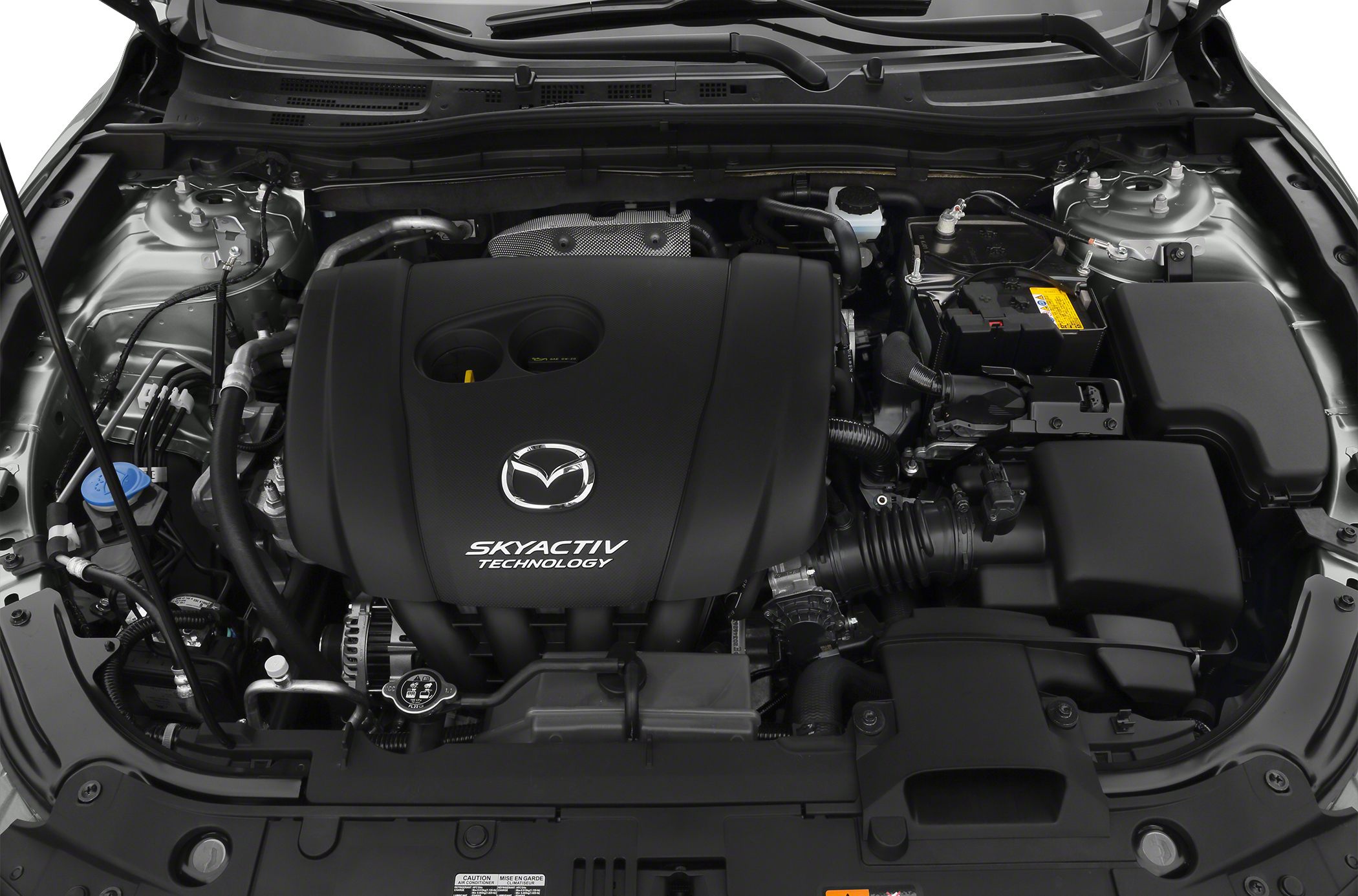 Engine bay with SKYACTIV Technology engine cover