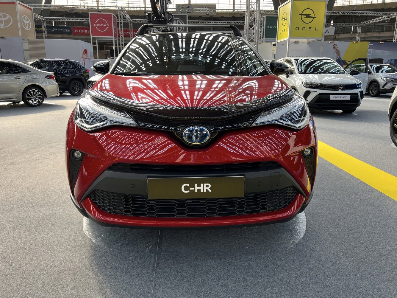 Front view with LED headlights and modern grille