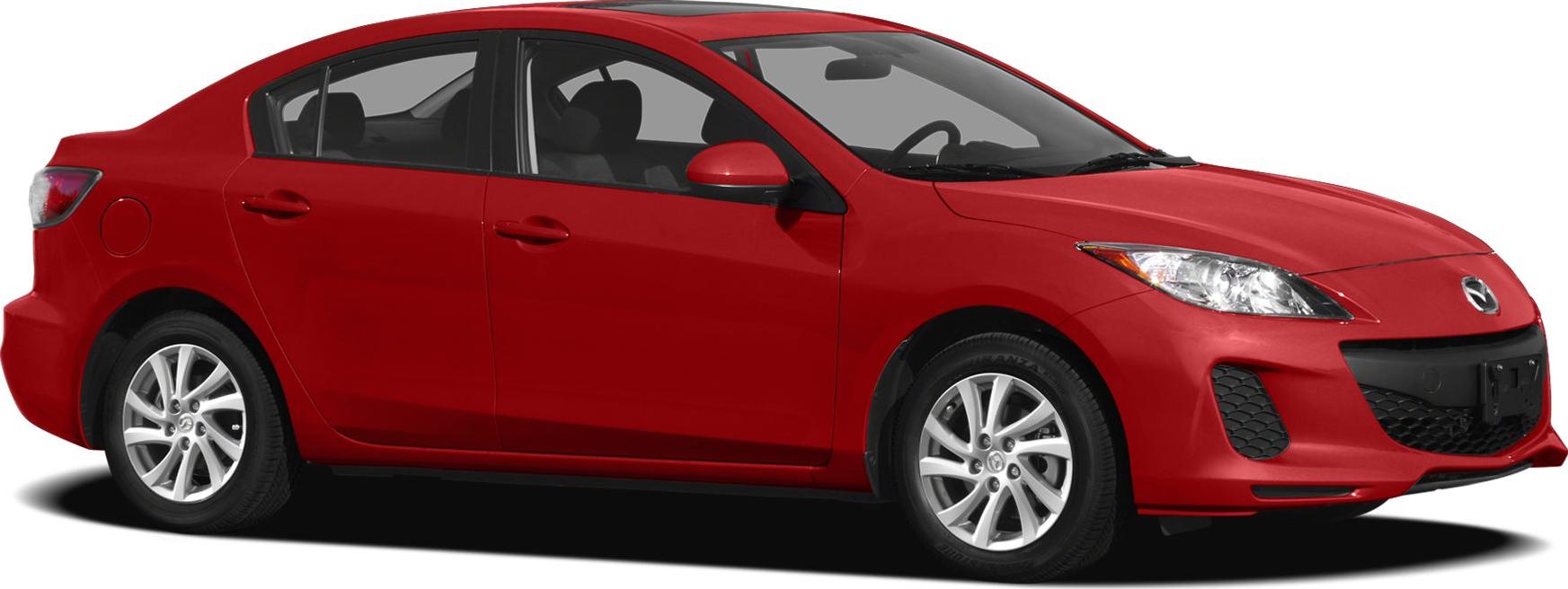 Red mid-size sedan side view with alloy wheels and sleek design