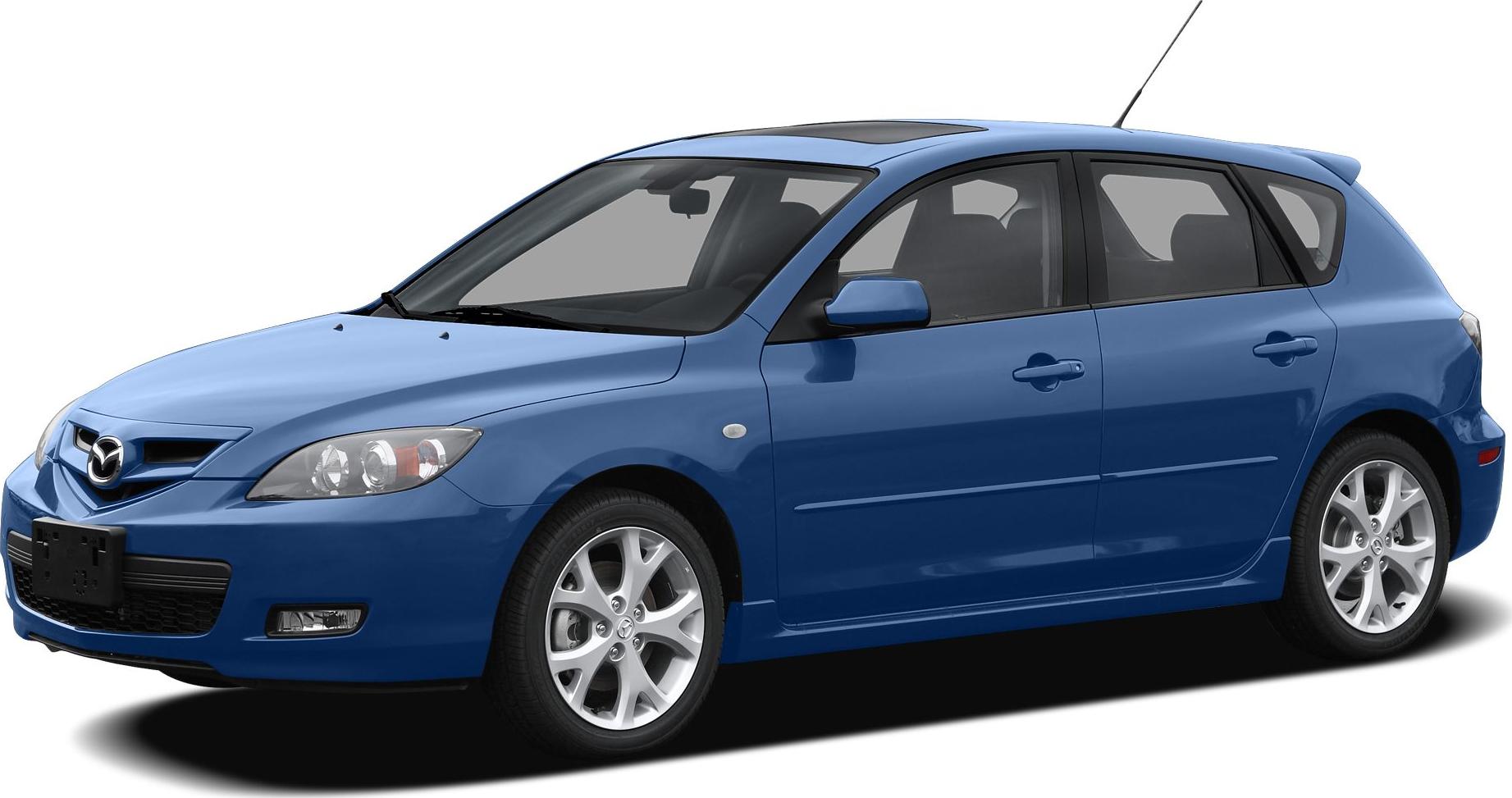 Front and side view of a hatchback with alloy wheels and sleek headlights