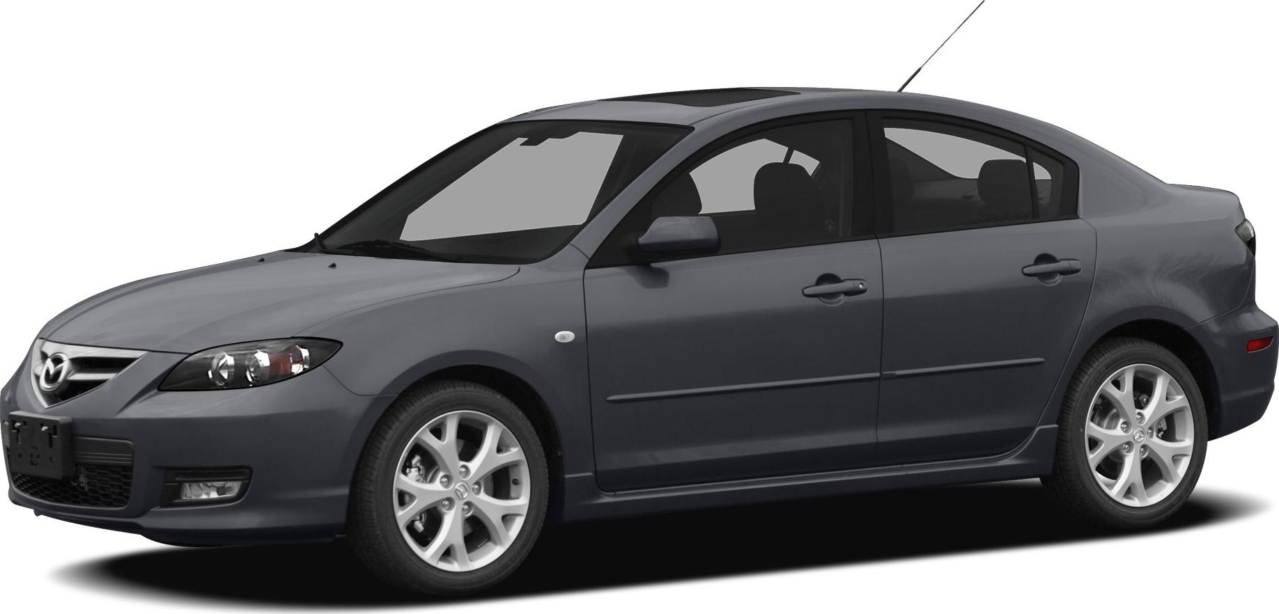 Side profile view of a sedan with alloy wheels and sunroof