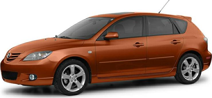 3/4 front-left view, Lava Orange Mica