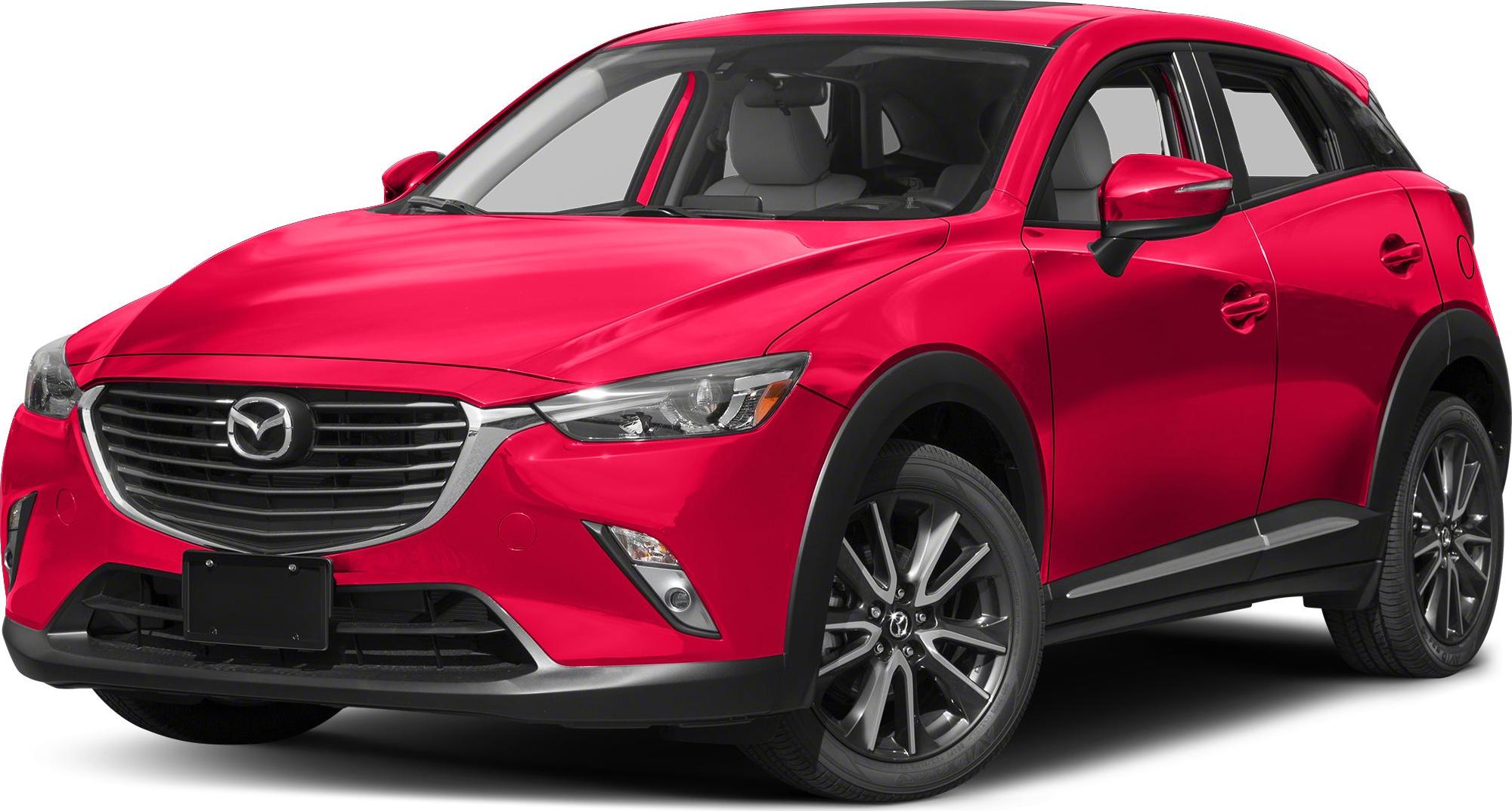 3/4 front-left view, Soul Red Metallic