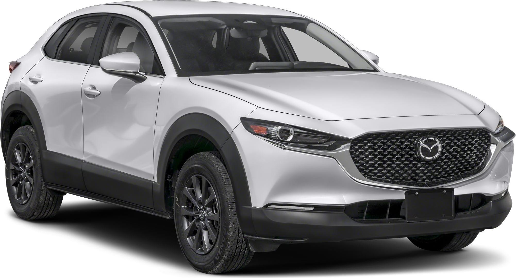 SUV front side view with distinctive grille and LED headlights