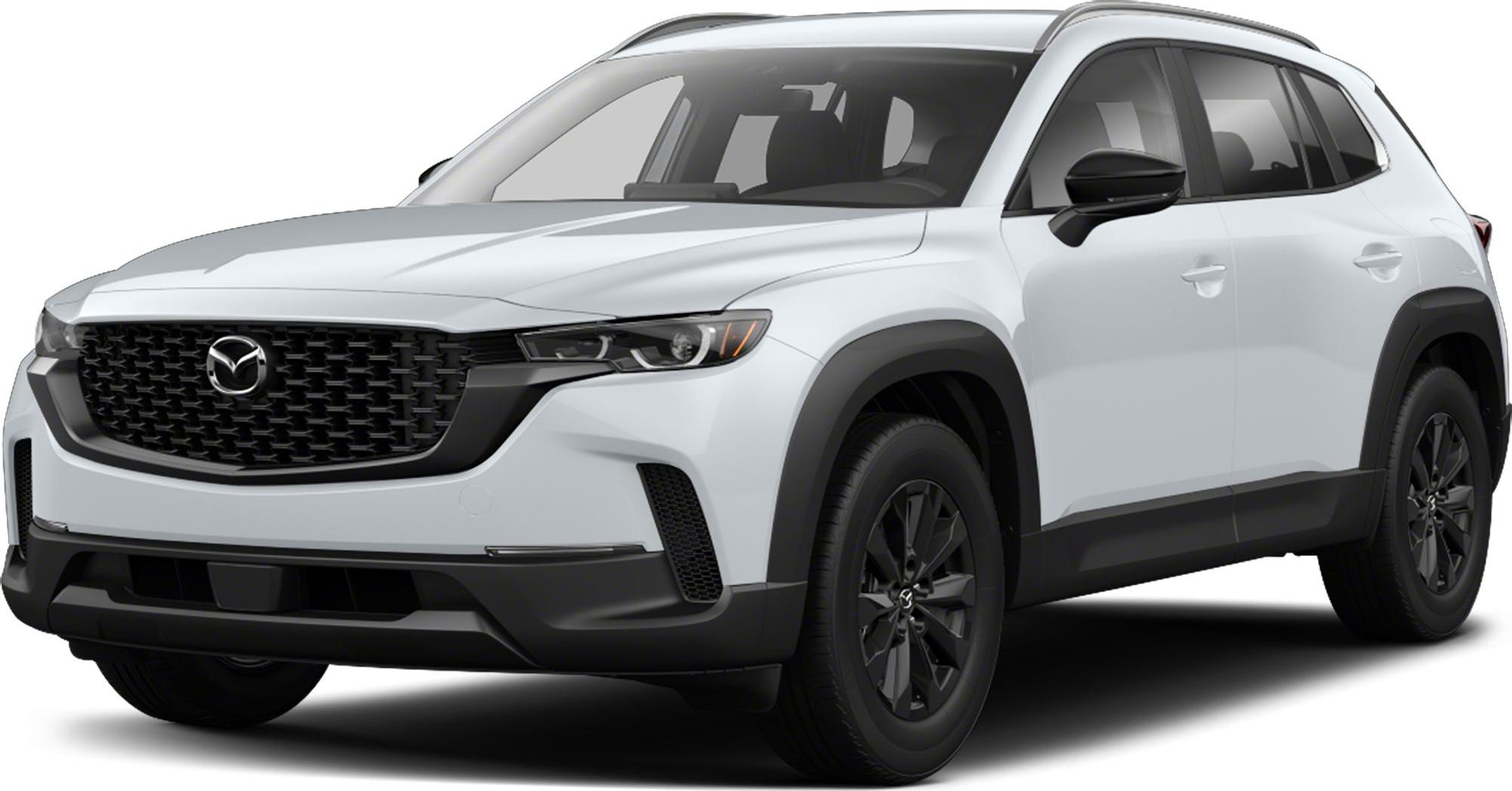 Front and side view with black grille and black alloy wheels