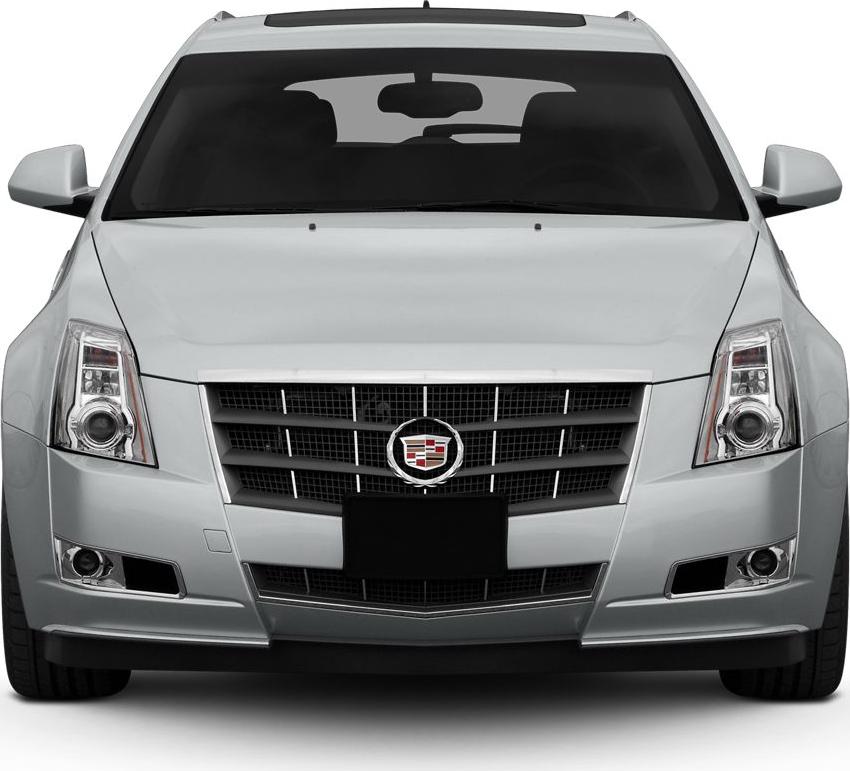 Front grille and headlights of a sport wagon