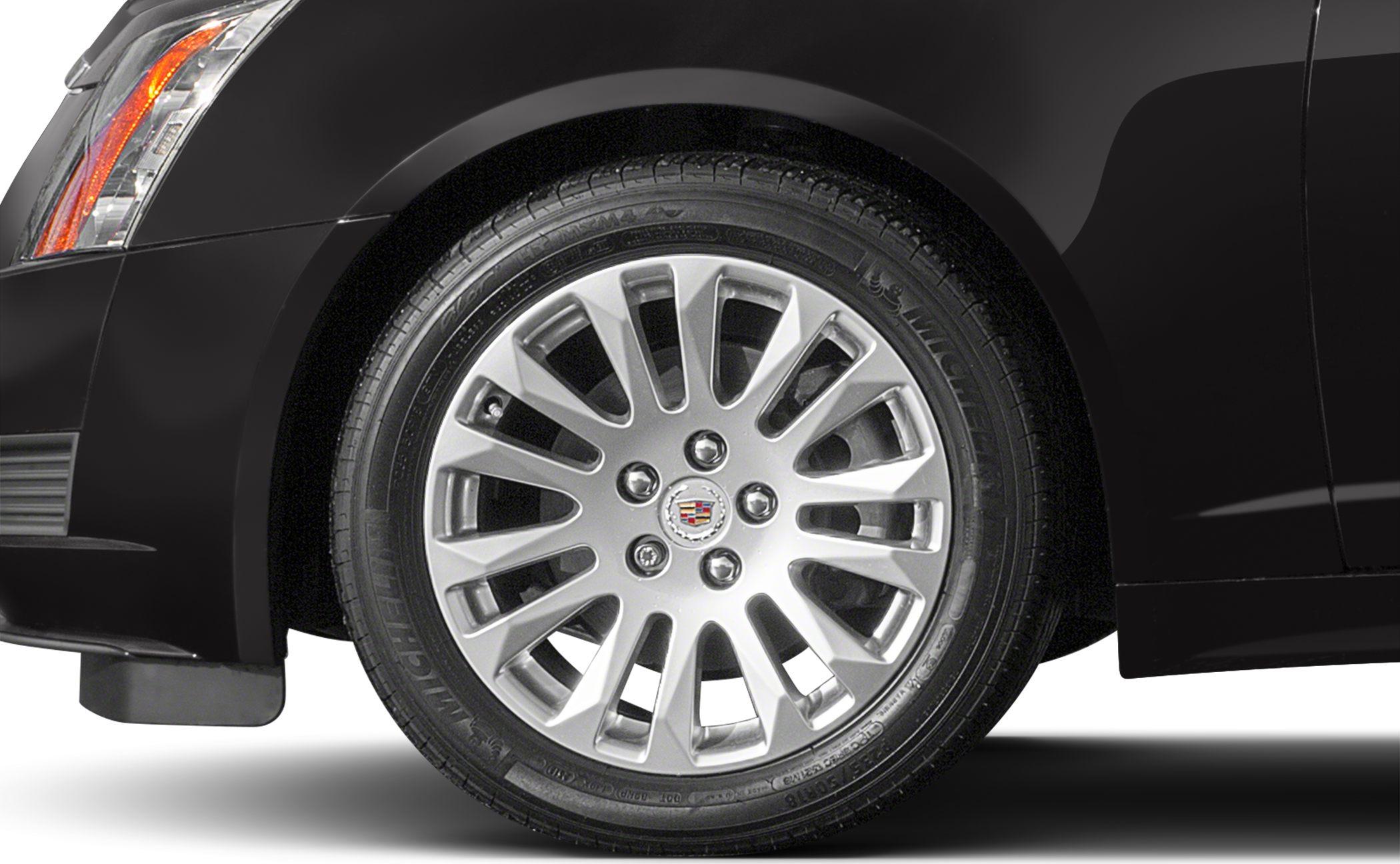 Close-up of alloy wheel and tire on a car.