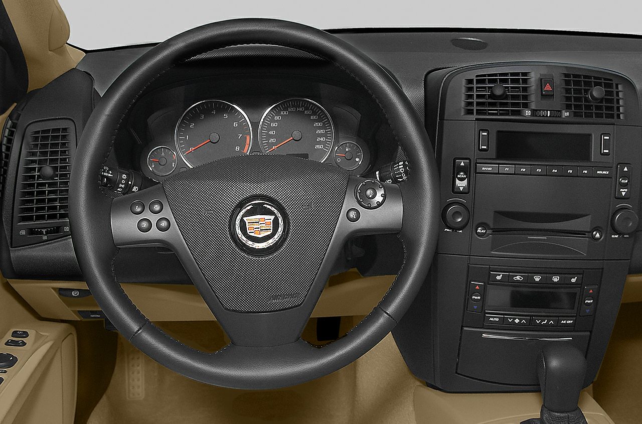 Steering wheel with instrument cluster and dashboard controls
