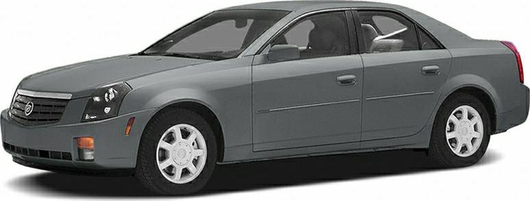 Side profile of a 2003 sedan with distinct angular design.