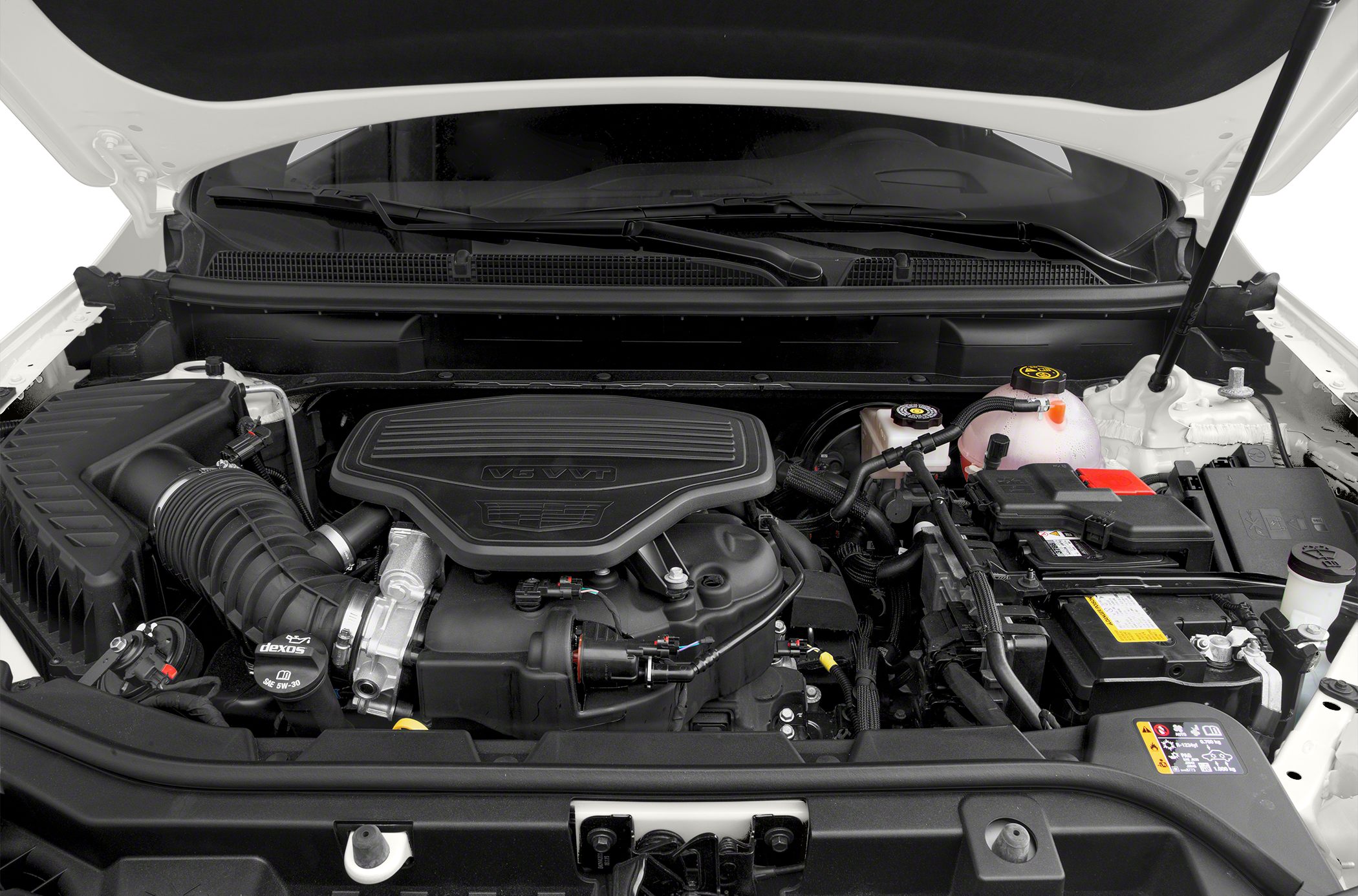V6 VVT engine and detailed engine bay components