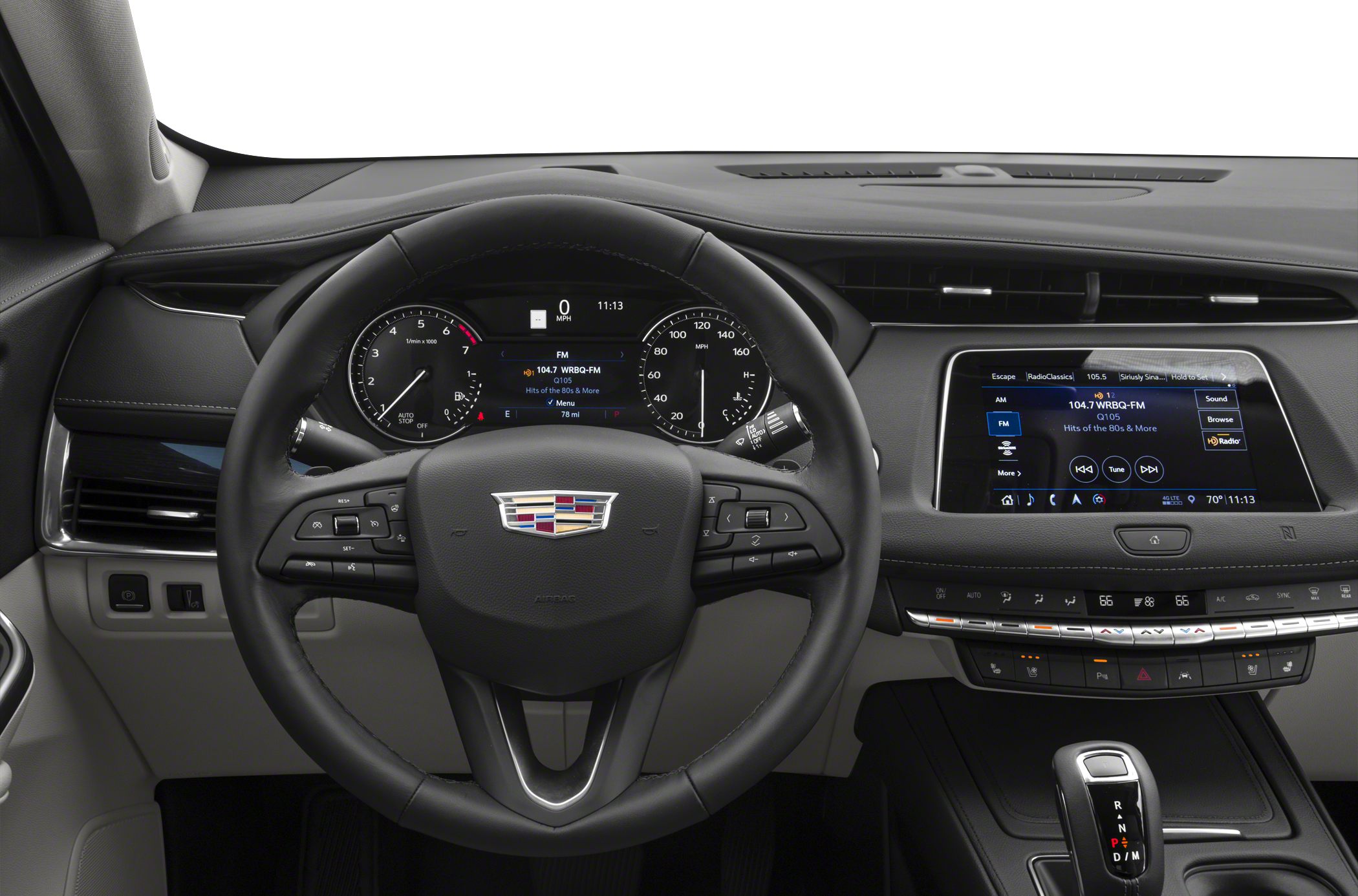 Digital instrument cluster and infotainment system with steering wheel controls