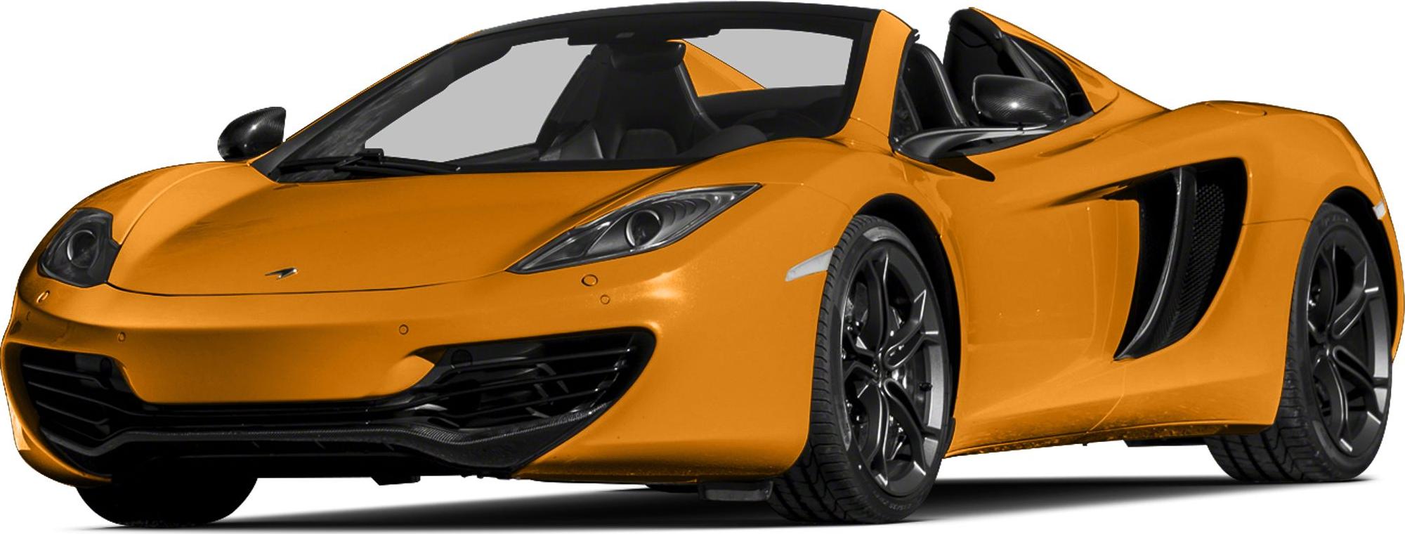 3/4 front-left view, Mclaren Orange Metallic