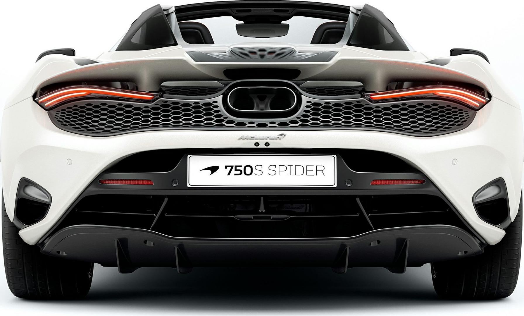 2023 McLaren 750S Spider Rear View