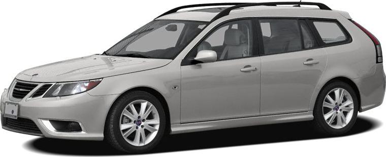 Sporty silver station wagon with alloy wheels and roof rails